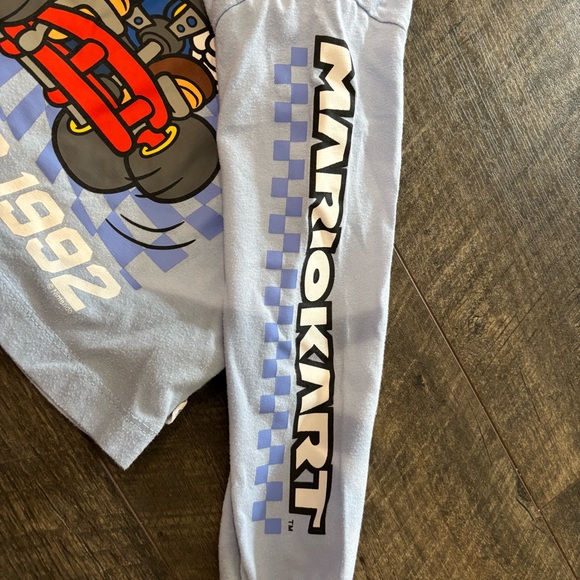 Gap kids Mario Kart Kids Long Sleeve Shirt - Blue - Picture 3 of 4